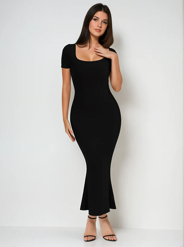 SHORT SLEEVE MAXI