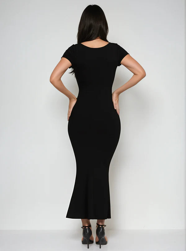 SHORT SLEEVE MAXI