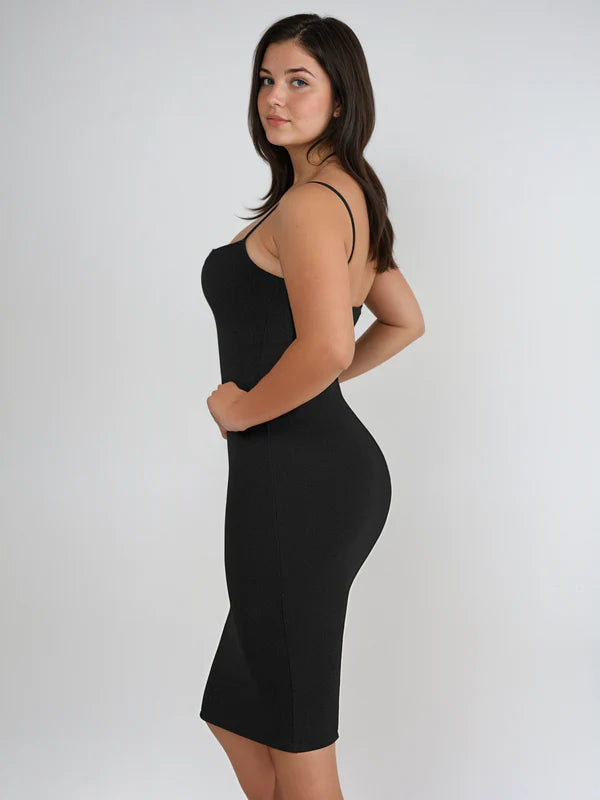 SLIP MIDI DRESS