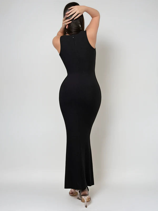CREW NECK MAXI