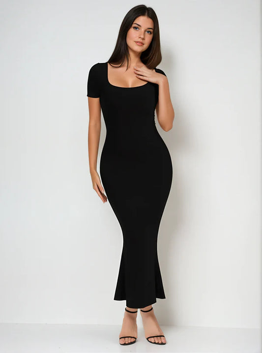 SHORT SLEEVE MAXI