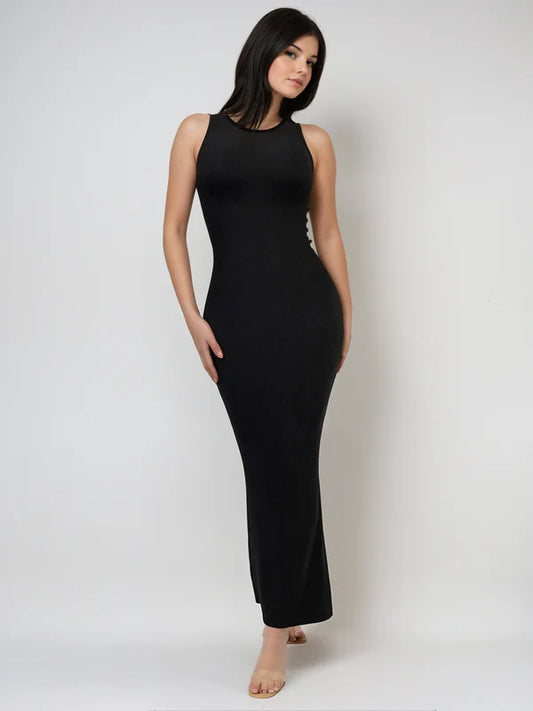 CREW NECK MAXI